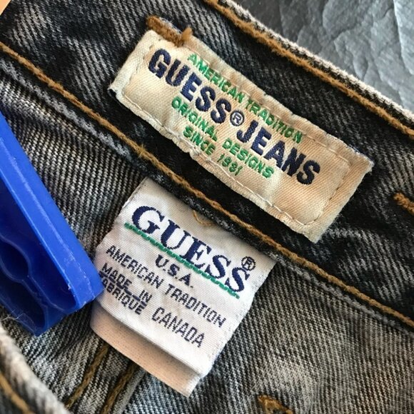 ❤️Vintage Guess girl  denim shorts high rise - Picture 9 of 11